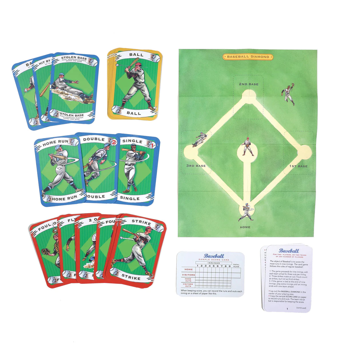 Eeboo - Baseball Playing Cards