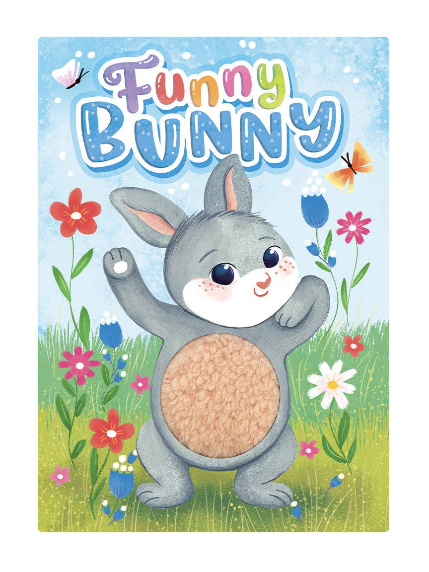 Little Hippo Books - Funny Bunny - Children's Touch and Feel Storybook - Sensory Board Book