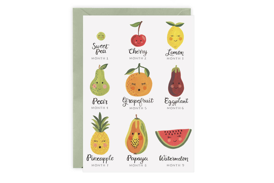 LoveLight Paper - Fruit Pregnancy - Card