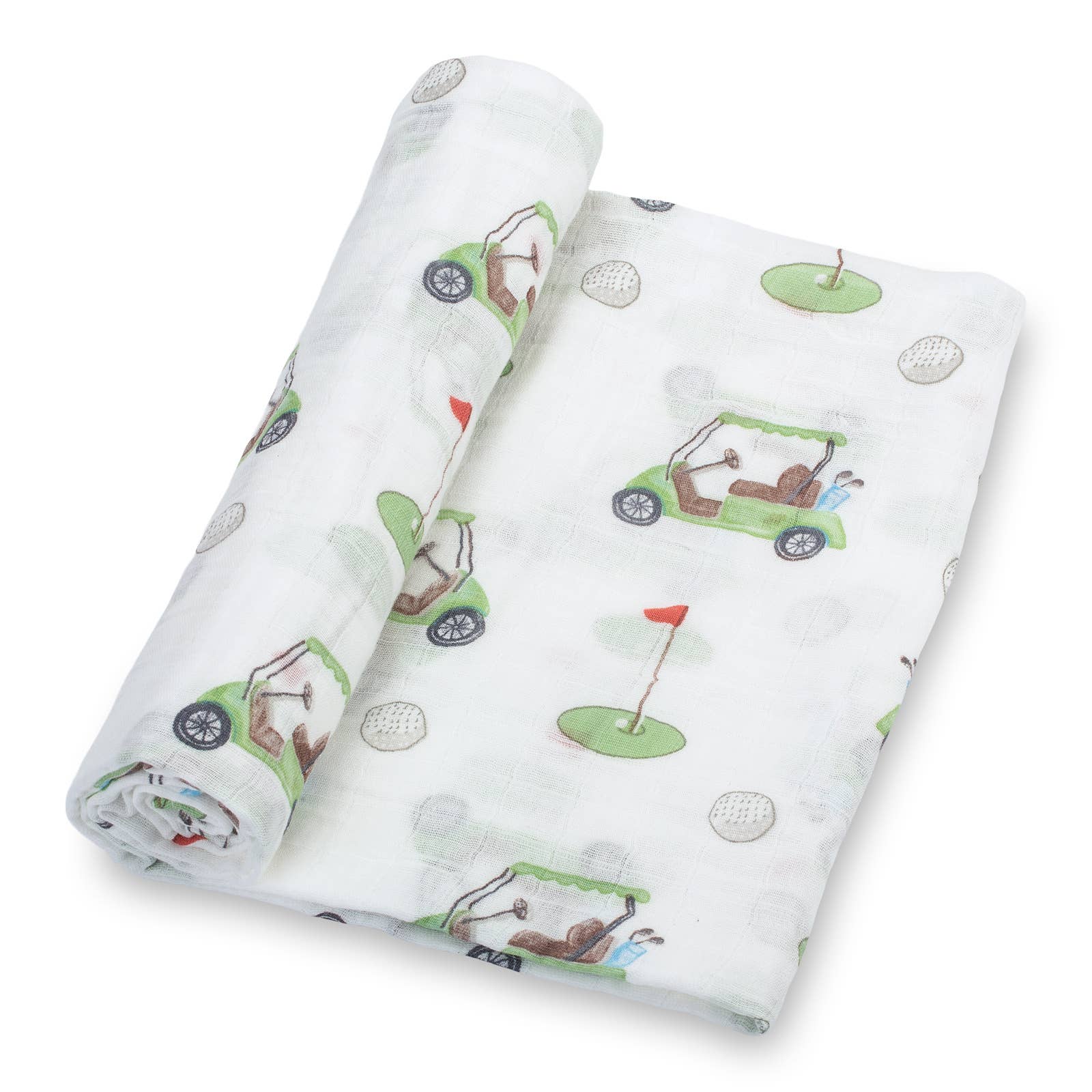 LollyBanks - Golf A Round Baby Swaddle Blanket