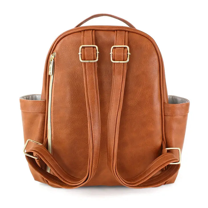 Itzy Ritzy - Cognac Itzy Mini Diaper Bag Backpack