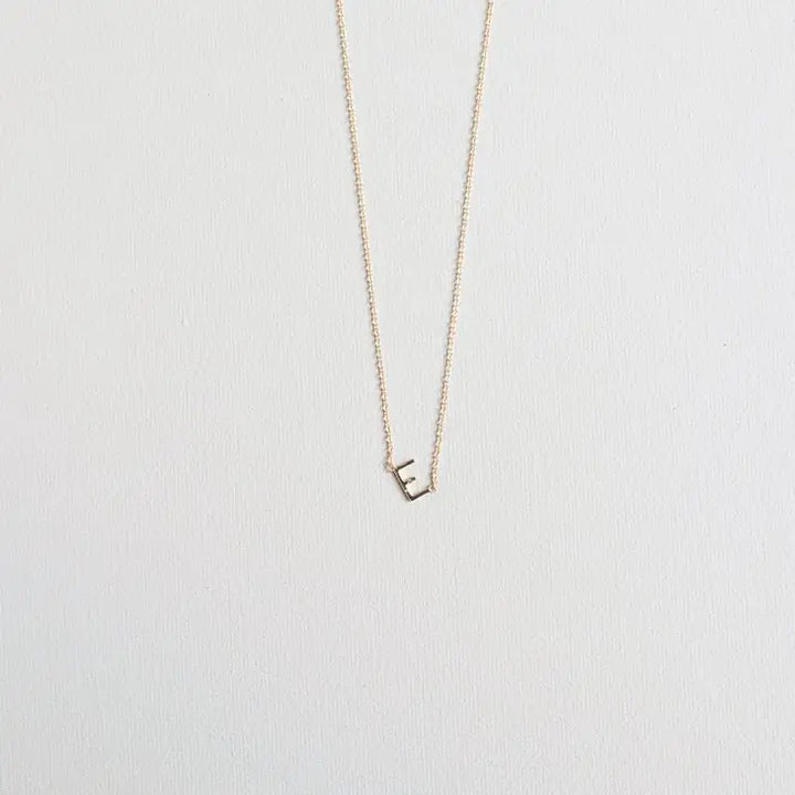 Michelle McDowell - Gold Luxe Initial Necklace