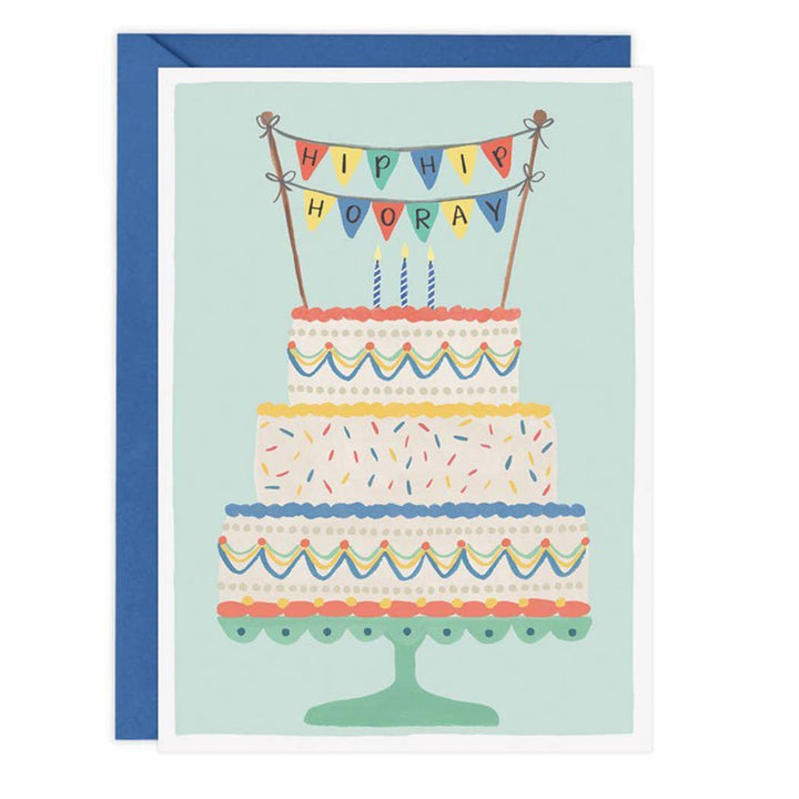 LoveLight Paper - Hip Hip Hooray (Cake) - Birthday Card