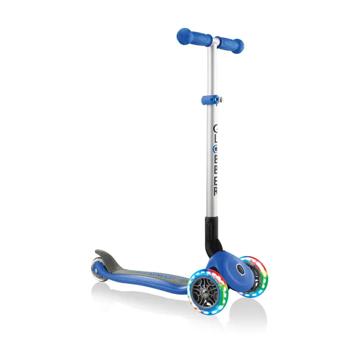 Globber Scooters - Kids Primo Foladable with Lights - Blue