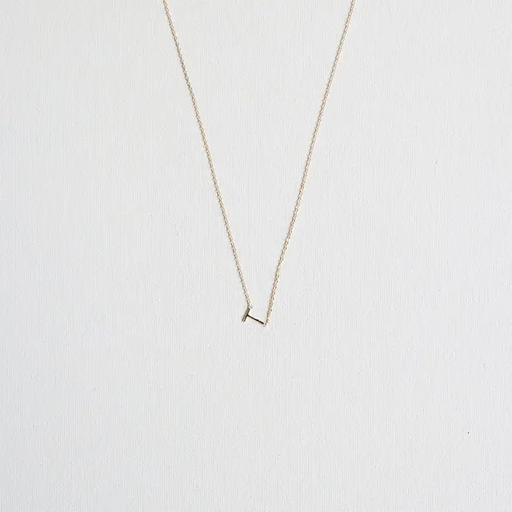 Michelle McDowell - Gold Luxe Initial Necklace