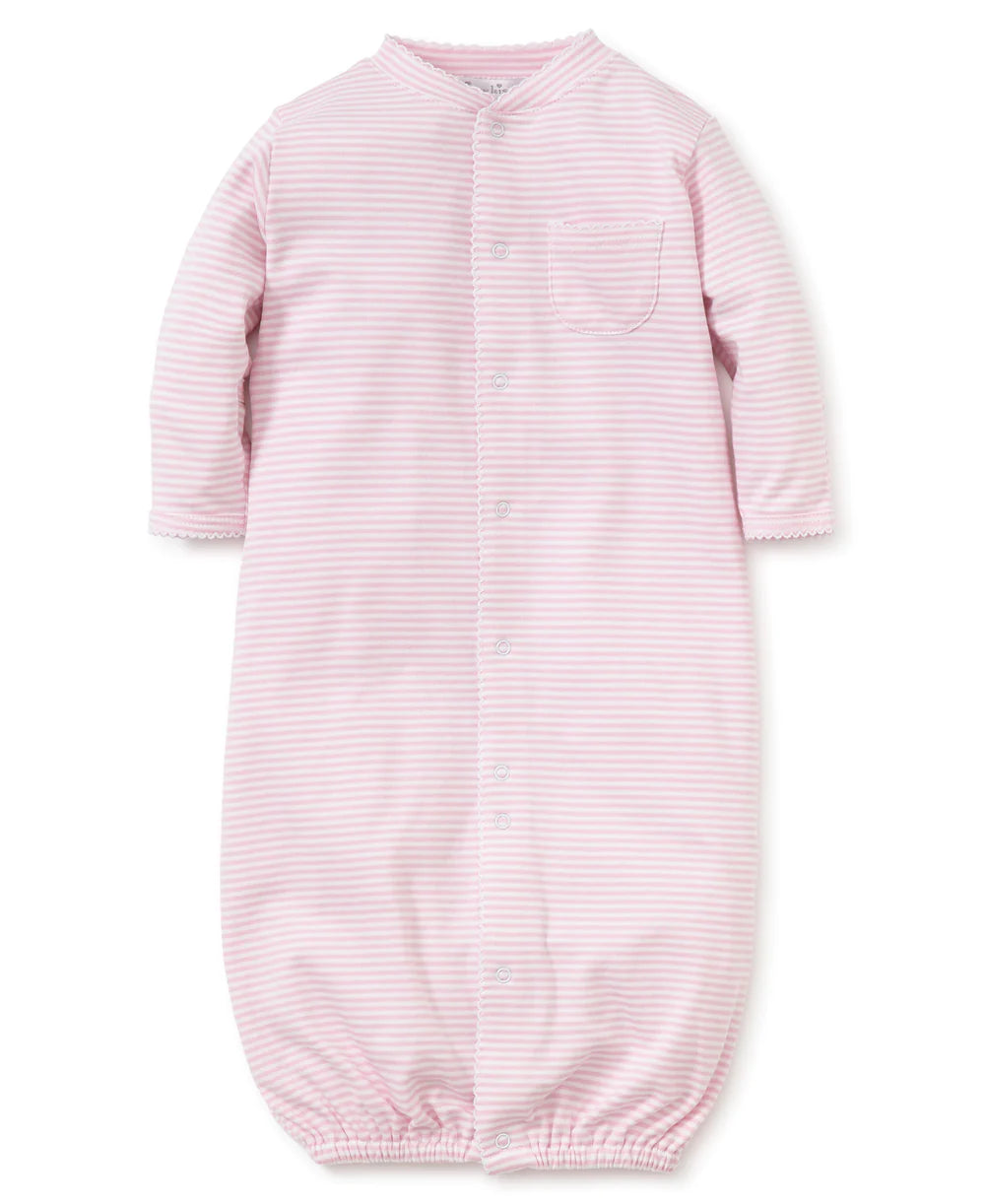 Kissy Kissy - Simple Stripes Convertible Gown - Light Pink